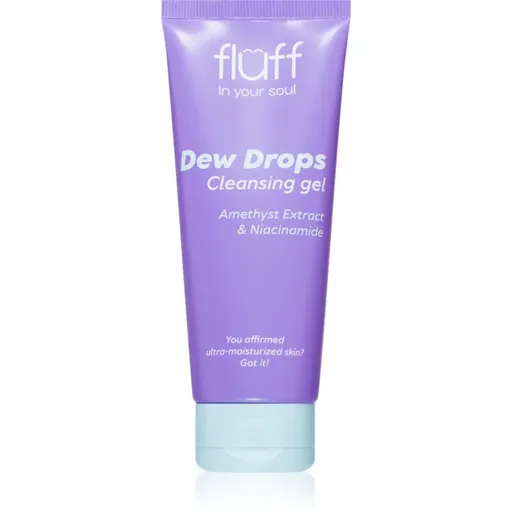 Fluff Dew Drops čisticí pleťový gel s niacinamidem 100 ml