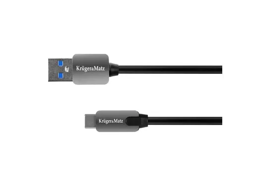 Kabel KRUGER & MATZ KM0347 USB 3.0/USB-C 0,5m Black