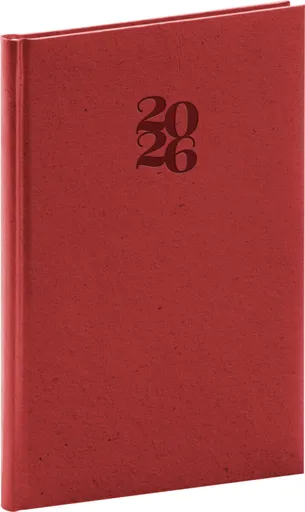 Diář 2026: Essenza - Třešeň, týdenní, 15 x 21 cm