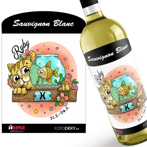 Víno Kočičí znamení – ryby (Druh Vína: Bílé víno)