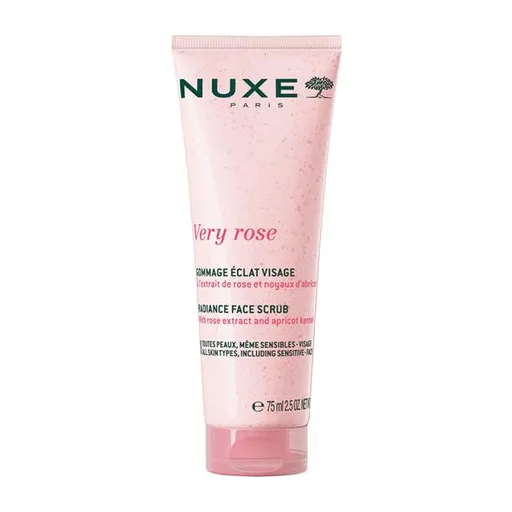 Nuxe Rozjasňující pleťový peeling Very Rose (Radiance Face Scrub) 75 ml