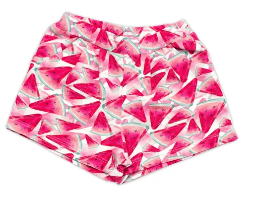Mrofi Dívčí kraťasy s kapsami, bavlna Melouny, , růžové,vel. 98