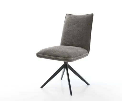 Jídelní židle Lelio-Flex bouclé měkký tmavě béžová křížová