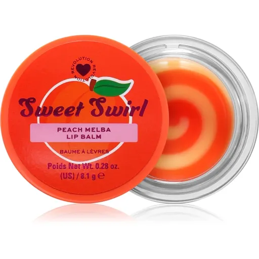 I Heart Revolution Sweet Swirl Lip Mask hydratační balzám na rty odstín Peach Melba 8.1 g