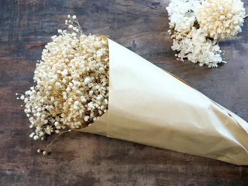 Dekorace sušená květina Baby's Breath Flowers - 77 cm Chic Antique