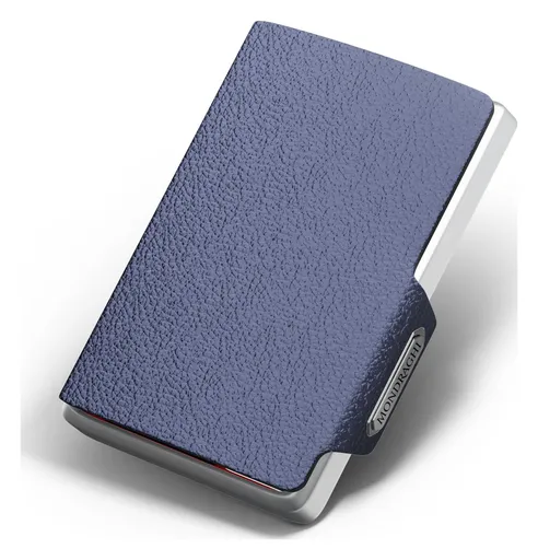 Kožená mini peněženka Mondraghi One Blue