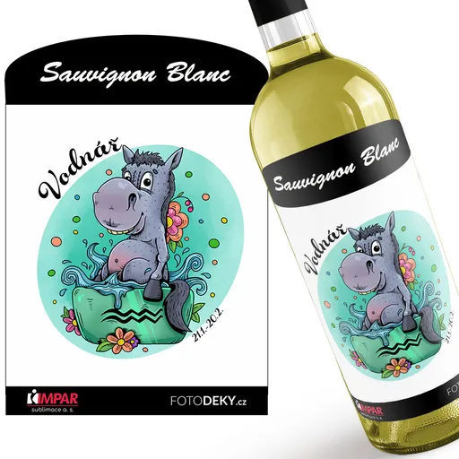 Víno Koňská znamení – vodnář (Druh Vína: Bílé víno)