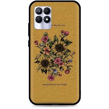 TopQ Kryt Realme 8i silikon Bouquet 70039 (Sun-70039)