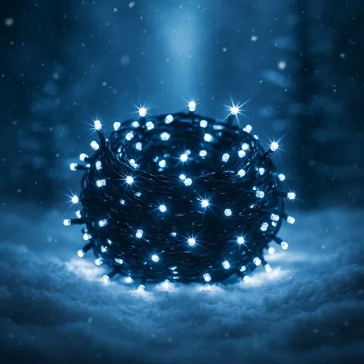 Voltronic 39464 Vánoční LED osvětlení 60 m - studená bílá 600 LED - zelený kabel