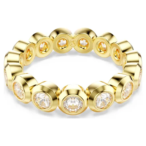 Swarovski Krásný pozlacený prsten se zirkony Imber 5714311 50 mm