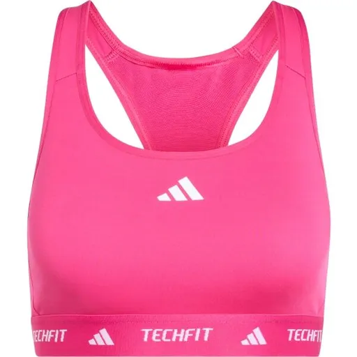 adidas TECH FIT BRA Dámská sportovní podprsenka, růžová, velikost