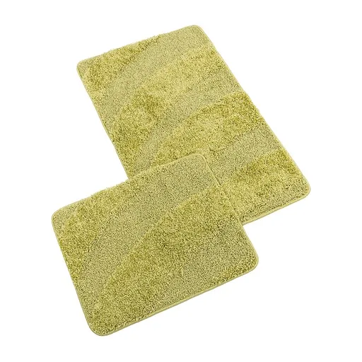 Bellatex Sada Koupelnových předložka bez výkroje  BANYSILVER zelená, 60 x 100, 60 x 50 cm