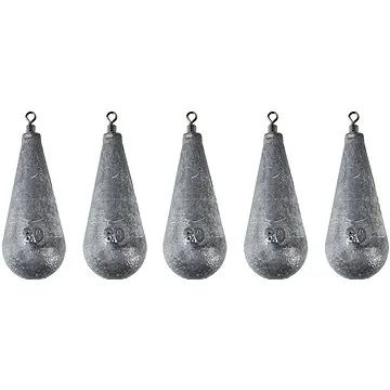 Suretti Olovo hruška s obratlíkem 80g 5ks (4891223213164)