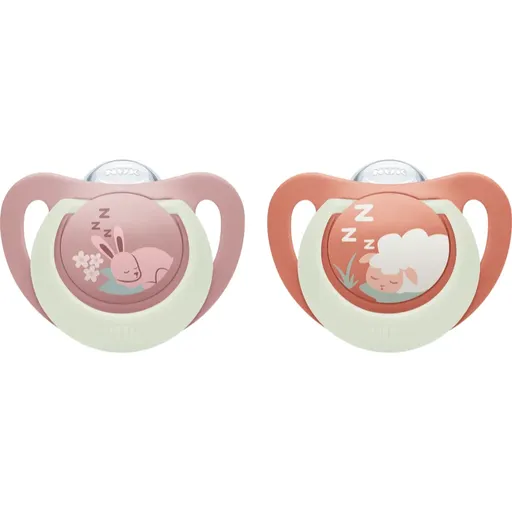 NUK First Choice Night 6-18 m dudlík 2 ks