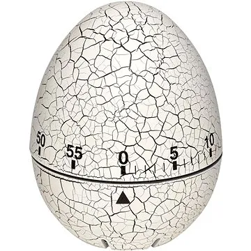 TFA Mechanická minutka 38.1033.02 – vajíčko popraskané bílé (TFA38.1033.02)