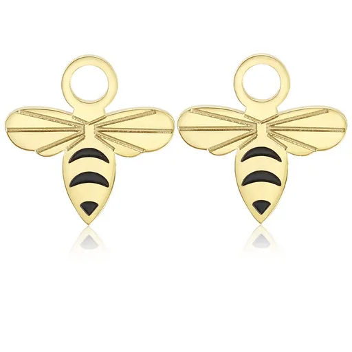 S'Agapõ Přívěsky na kruhové náušnice Včelky Happy Ears SHE031