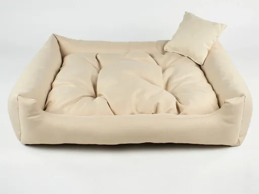 Vsepropejska Lux nadýchaný pelech pro psa Barva: Béžová, Rozměr (cm): 90 x 75