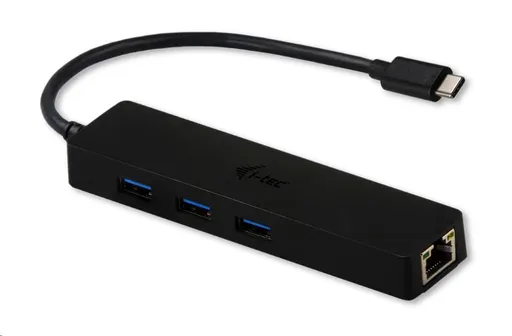 i-tec USB-C 3.1 Slim 3-portový HUB + RJ-45