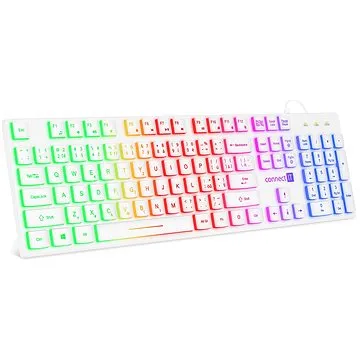 CONNECT IT Chocolate RNBW, bílá - CZ/SK (CKB-5053-CS)