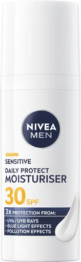 Nivea Hydratační denní krém pro muže SPF 30 Men Sensitive (Daily Protect Moisturiser) 50 ml