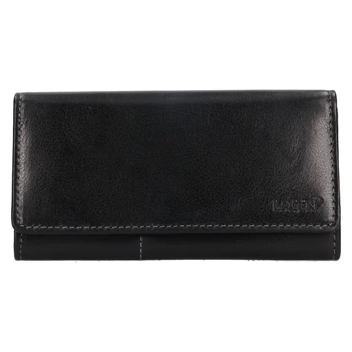 Dámská kožená peněženka Lagen Ingea - černá