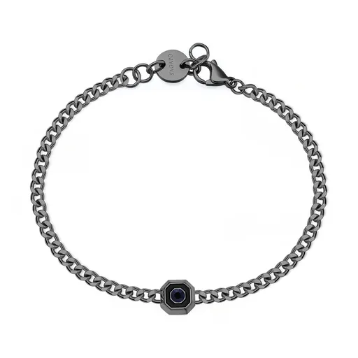 S'Agapõ Ocelový náramek pro muže Snap SNP14