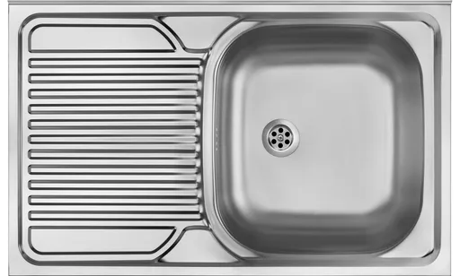 DEANTE Tango nerez dekor Nerezový dřez, 1 bowl s odkapávačem, levý celoplošný ZM5_311L