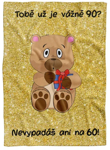 Deka Tobě už je tolik? (věk: 90, Podšití beránkem: NE)