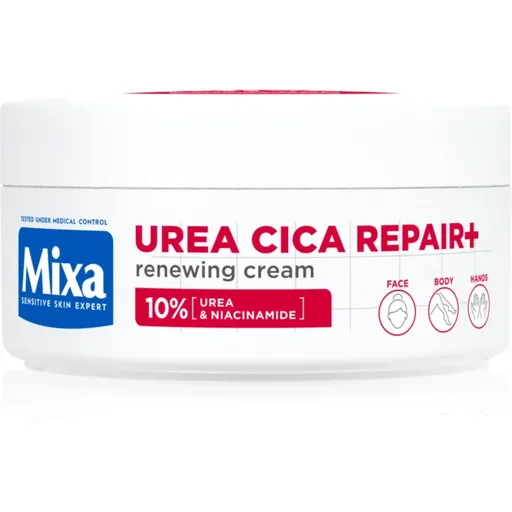 Mixa Urea Cica Repair+ regenerační tělový krém pro velmi suchou pokožku 150 ml