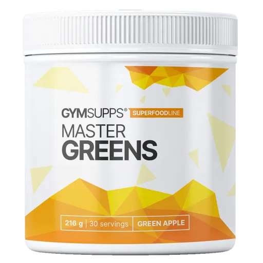 Gymsupps Master Greens zelené jablko
