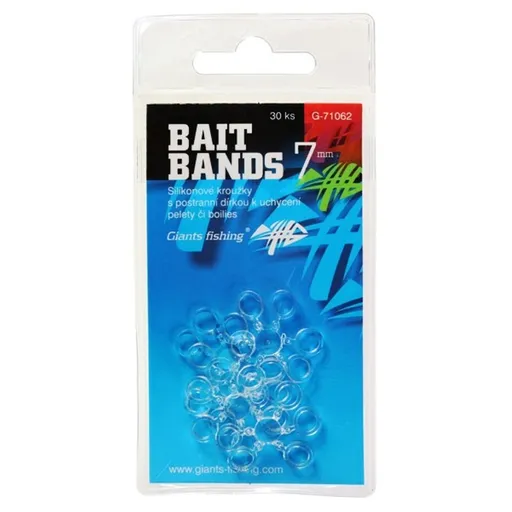 Giants Fishing Silikonové kroužky Bait Bands - 7mm / 30ks,Giants Fishing Silikonové kroužky Bait Bands - 7mm / 30ks