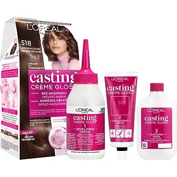L'ORÉAL CASTING Creme Gloss 518 Oříškové mochaccino (3600523373031)