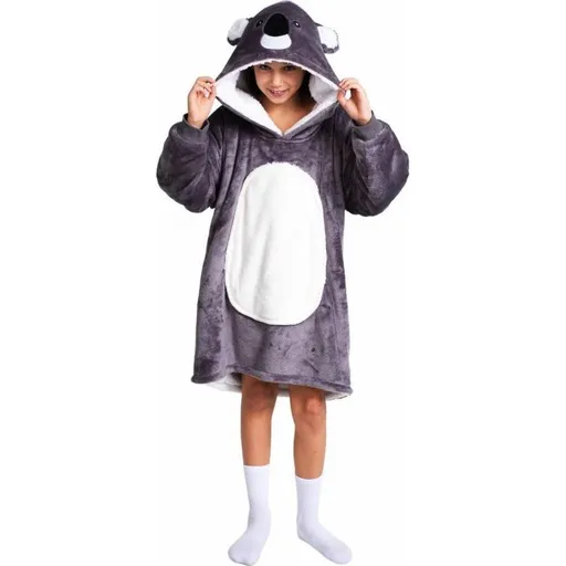 Cozy Noxxiez CH324 Koala hřejivá televizní mikinová deka s kapucí pro děti 7 - 12 let