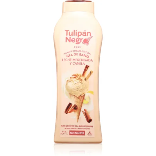 Tulipán Negro Leche Merengada & Canela sprchový gel 650 ml