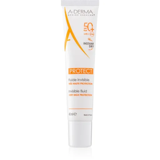 A-Derma Protect Invisible Fluid ochranný fluid SPF 50+ 40 ml