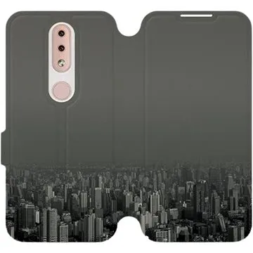 Flipové pouzdro na mobil Nokia 4.2 - V063P Město v šedém hávu (5903226892211)