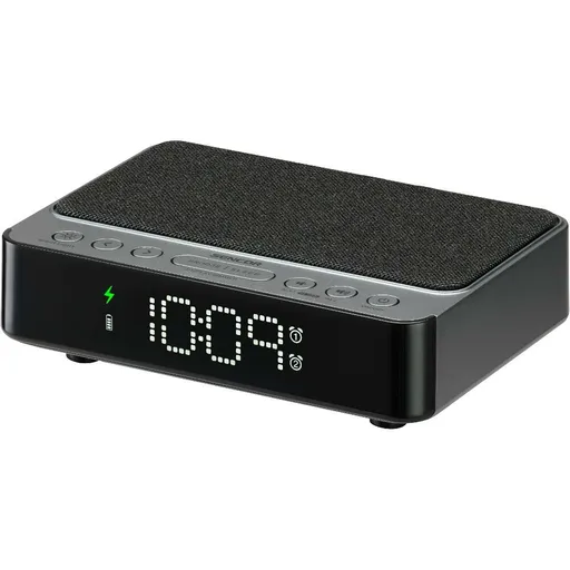 Sencor Digitální radiobudík s bezdrátovou nabíječkou