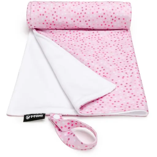T-TOMI Changing Pad Pink Dots pratelná přebalovací podložka 50 x 70 cm 1 ks