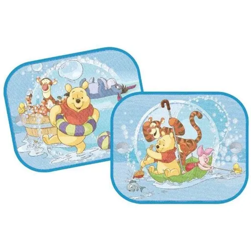 KAUFMANN DISNEY WINNIE THE POOH Stínítka do auta, světle modrá, velikost