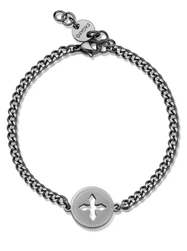 S'Agapõ Stylový pánský náramek z oceli Rebel SRB16