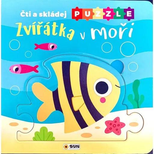 SUN Čti a skládej puzzle: Zvířátka v moři