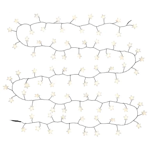 STAR LIGHTS Světelný řetěz se zástrčkou hvězdy