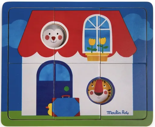 Třívrstvé puzzle Les Popipop