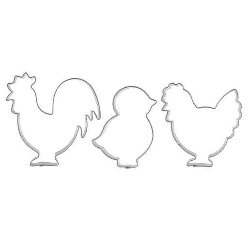 Orion Vykrajovačka nerez jaro I 3 ks