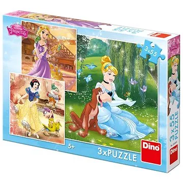 Dino Princezny: Volné odpoledne 3x55 dílků (8590878335288)