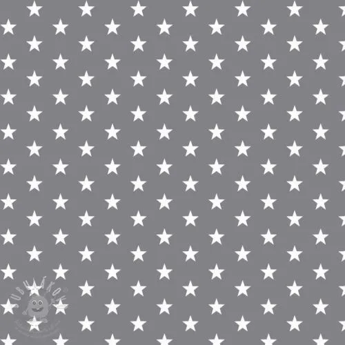 Bavlněná látka Petit stars grey