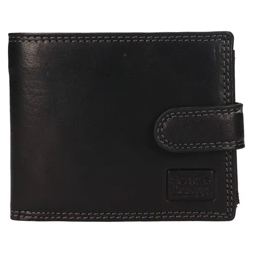 Pánská kožená peněženka SendiDesign Chore - černá