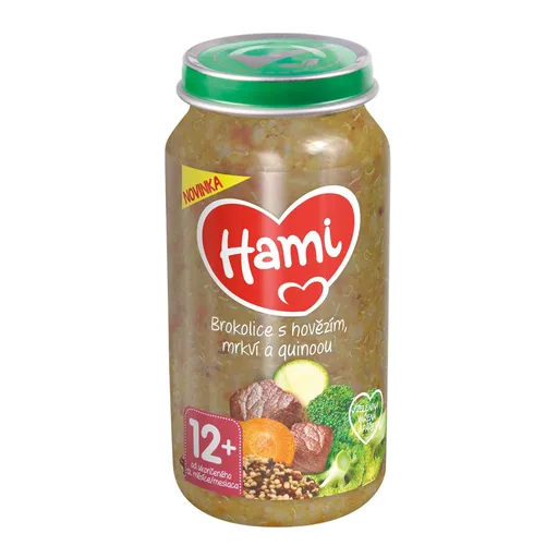Hami Brokolice s hovězím, mrkví a quinoou 12m+ 250 g