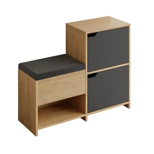 Botník Haven Oak and Anthracite