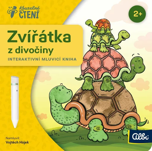 Minikniha pro nejmenší - Zvířátka z divočiny - Kouzelné čtení Albi